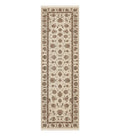 Pak Persian Runner Rug 2.6 x 8ft, Oriental Carpet for Hallway or Kitchen, Handmade, Wool and Silk Highlights